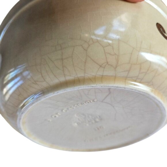 Vintage 1970s Pfaltzgraff Village 3 Qt Casserole with Lid Stoneware Made in USA - Picture 7 of 10